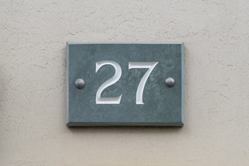 House Number 27