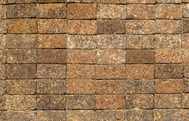 Old bricks layer background
