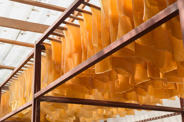 Ribbed Smoked Sheets are coagulated rubber sheets processed from fresh field latex