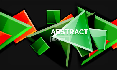 Shiny style geometric background