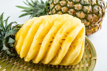Pineapple on white background