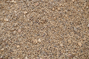 Crushed  stone prepare for constrution road in factory