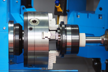 Fragment of a universal circular grinding machine