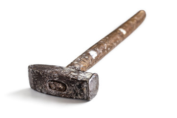 Old working hammer