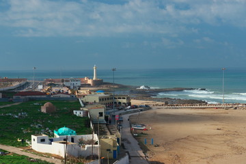 view sea in rabat morocco