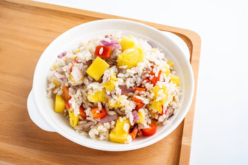 Sweet and sour pineapple fried rice