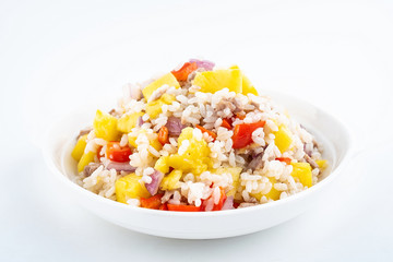 Sweet and sour pineapple fried rice