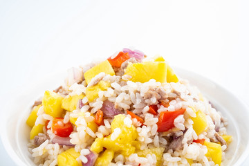 Sweet and sour pineapple fried rice