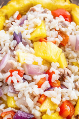 Sweet and sour pineapple fried rice