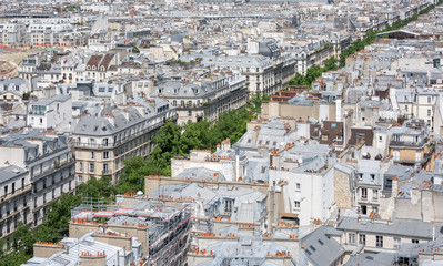 Obraz premium Toits de Paris depuis la Tour Saint Jacques