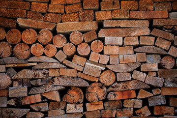 The texture of log  woods     use for background