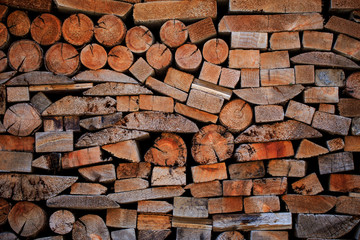 The texture of log  woods     use for background
