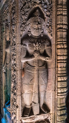 Preah Khan temple in complex Angkor Wat in Siem Reap, Cambodia