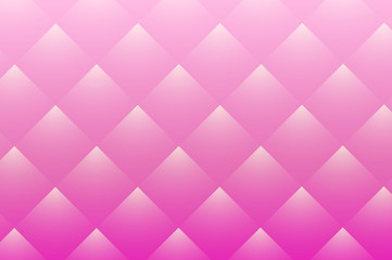 Pink abstract background  with square pattern, 3D vector illustration.