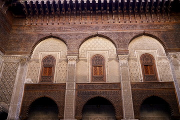 inside palace in fes morocco