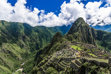 Clouds over Machu Picchu
