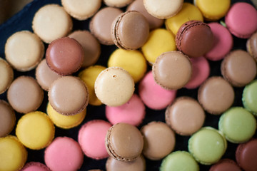 Bunte Macarons