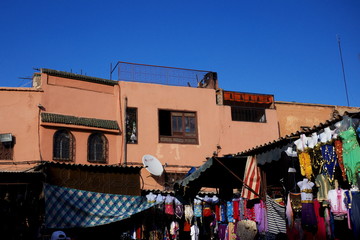 street in old town in Marrakech Morocco
