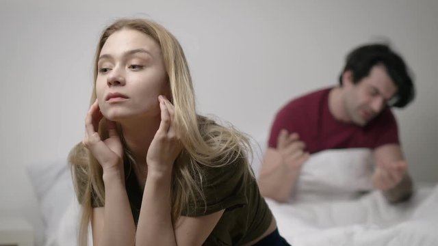 Angry Husband Yells at Wife During Quarrel