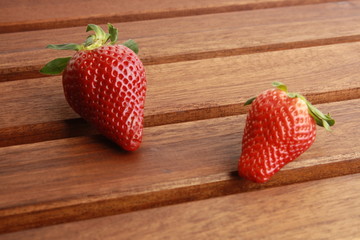 strawberry on colorful background