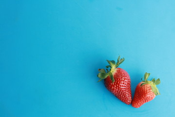strawberry on colorful background