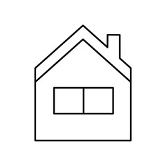 home line vector icon