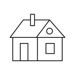 home line vector icon