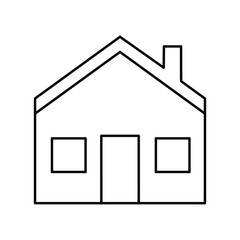 home line vector icon