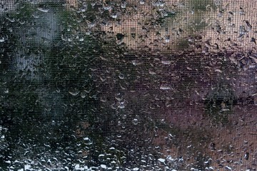 background of different shades with water drops after rain