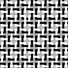 Seamless background. Modern stylish texture of interlocking squares. Repetition of the geometric grid. Simple graphic design. Fashionable hipster sacred geometry.