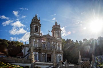 Facade of Bom Jesus Sanctuary 