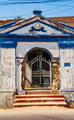 Ruined building in Jaffna in Sri Lanka