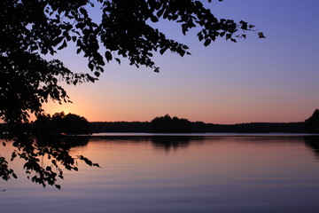 Sonnenuntergang in Masuren