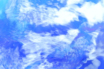 Beautiful blue sky wallpaper background