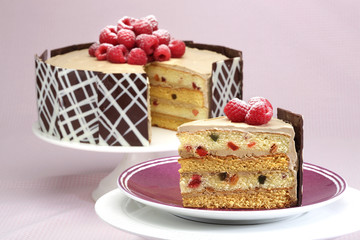 cheesecake with chocolate