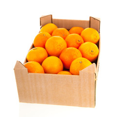 Carton crate tangerines
