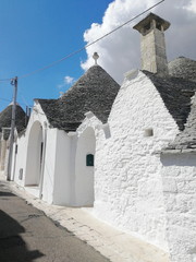 Alberobello, Italy. Puglia. White houses