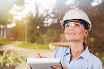 Occupation green environment engineer construction women built structure