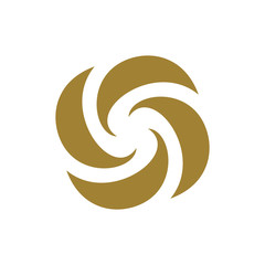 Colorful abstract logo design template. isolated on white background