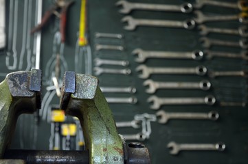 wall equipped for manual work