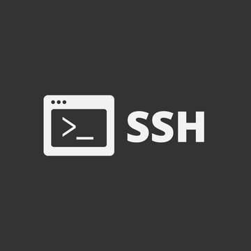 Secure Shell (SSH) concept illustration is a cryptographic network protocol for operating network services securely over an unsecured network.