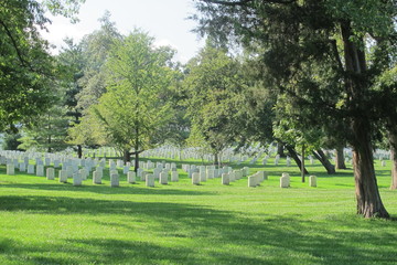 Fototapeta na wymiar Arlington Cemetery, Washington, USA