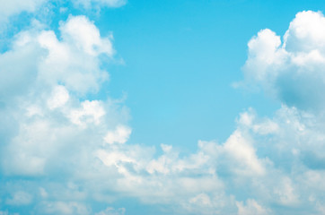 Clouds and sky with blurred pattern background