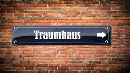 Schild 404 - Traumhaus