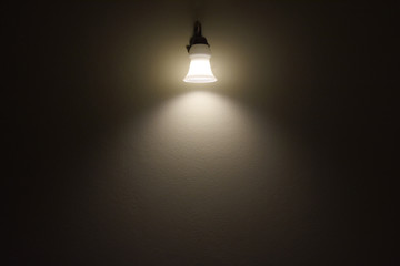 The illumination will go to the wall. Outstanding showroom