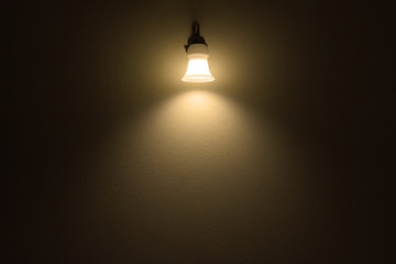 The illumination will go to the wall. Outstanding showroom