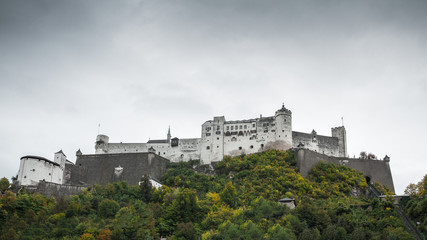 Fototapeta na wymiar Historical Castle in Salzburg