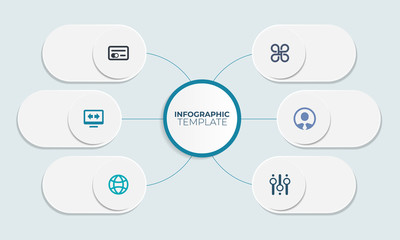 Concept graphic element. Concept business strategy. Infochart, diagram Timeline infographic template. Creative business concept. Business infographic template. Infographic presentation concept.
