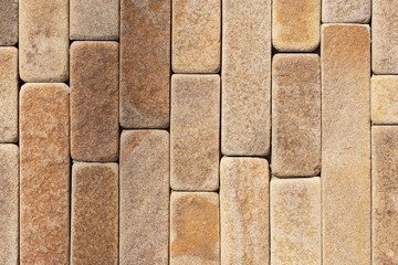 Stone wall texture of ideally crafted stone bricks