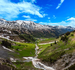 Fototapeta na wymiar Alpine view (Vorarlberg, Austria)